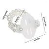 Headpieces Fast Reach 8 Pcs Stretch Pearl Wedding Wristband Corsage Decor Accessories For Party Prom