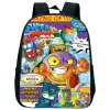 Backpacks New Super Zings Backpacks Kindergarten Schoolbag Child Rucksack Boys Girl Cartoon School Sac à dos
