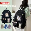 حقائب Ackpack for Girls Kids Cute Kawaii School Bag حقيبة Backbag Backpack للمدرسة الثانوية المتوسطة مع جيب مكافحة السرقة