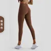 Yoga lu leggings hoge taille vrouwen push-up fiess soft lululy broek running elastische heup lift t-vormige sport training dame ll826 legging hoogwaardige 39