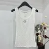 Designers Vest Womens Knit Sweater Rhinestone T Shirts Designer Badge Sleeveless Topps Fashion Style Ladies Pullover Tank Top