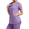 Uniformes pharmacy hospital gommage tops respirant beauty salon dentistesth dentistem docteur doctorat infirmière uniforme 240418