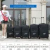 Gepäckkoffer abnehmbar abnehmbar universal rad wasserdichtes Reisetasche große Kapazität Oxford Bag Rolling Gepäck Set Passwort Trolley Hülle