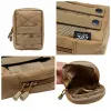 Bolsas Tactical 600d Cintura externa Bolsa Molle bolsa Ferramenta Zíper da cintura Hungitng Bolsa de cinto acessório