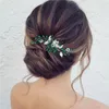 Hair Clips Retro Rhinestone Bridal Side Comb Luxurious Alloy Accessories For Birthday Stage Party Hairstyle Making