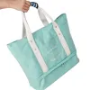 Bags JXSLTC New Fashion canvas Travel Folding duffel Bags Pouch WaterProof Unisex Travel Handbags Women hand Luggage Travel Bag