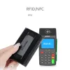 Geldbörsen RFID Business Credit Card Inhaber Männer Multifunktion automatisch Aluminiumlegierung Lederkarten Hülle Mini Wallet Slim Coin Tasche