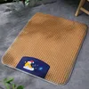 Summer Pad Mat Rattan Weave Breattable Dog Cooling Cat Nonslip Sleeping Rest Cushion Pet Antibite Wearresistant Nest 240418