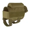 Förpackar Tactical Rifle Cases Cheek Rest Riser Ammo Cartridges Hunting Carrier Pouch Round Cartridge Bag Shell Buttstock Magazine Holder