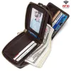 Кошельки Новый RFID Bifold Men Cowhide Кожа