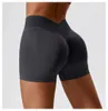 Seamless Yoga Shorts Women Gym Clothes Cycling Sports Scrunch Butt Fitness Leggings Outfit For 240408