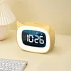 Wiederaufladbare digitale Wecker Night Light Touch Snooze Alwayson Display Desktop Tabelle 1224H Dual Music LED 240410