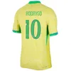 2024-25 Copa America 1 Bento Soccer Jersey 14 Bruno 6 Wendell 7 Junior 9 Richarlison Raphinha Endrick Paqueta Rodrygo Beraldo Football Shirt Kits National Team Baxi