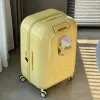 Bagage 20/24/28 tum rullande bagagefodral Kombination Lås lättviktbagage valiserar resor resväska på hjul transportvagnsväskväska
