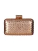 Seaux Golden Evening Clutch Sac Sacs pour femmes pour les sacs à main de la fête de mariage Embrayages de chaîne de métaux de mariée sacs à main Small MN1398