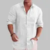 BLUSIÓN SPRING MANTE LOLE ELEGANTE MODA Color sólido Botón de manga larga Camisa Hebilla informal Cómoda Top 240418