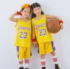 Новый 2020 Американский баскетбол 23 James Super Basketball Star Custom Basketball Clothing Outdoor Спортивная одежда для Big Children3981657
