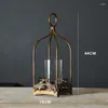 Candle Holders Wedding Centerpieces Nordic Garden Metal Holder Vintage Porta Candele Home Decor Ba60zt