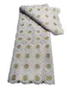 Tecido mais recente bordado leite renda mticolor guipure malha africana feminina de costura de noiva Craft 2023 de alta qualidade 5 jardas nigerianas pa dhbil
