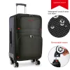 Gepäckkoffer abnehmbar abnehmbar universal rad wasserdichtes Reisetasche große Kapazität Oxford Bag Rolling Gepäck Set Passwort Trolley Hülle