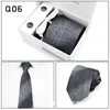 Bow Ties Plaid Men Set Extra Long Size Necktie Paisley Silk Jacquard Woven Neck Tie Suit Wedding Party