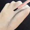 Энхансеры 2pcs Professional Brow Puns с оригинальной древесиной, студиями, вышивающими визажистами, водонепроницаемыми ручками для бровей твердого ядра.