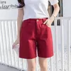 Casual Shorts for Women Fashion Lose Elastic Midje denim Summer Autumn Clothes Large S M L XL XXL XXXL WOMENS 240418