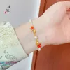 Geomancy Accessory Jindian Same Sand Double joueur Pearl Koi Gold Fish Bracelet, Bracelet de style chinois à la mode pour petite amie