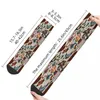 Men's Socks American Traditional Flash Pattern Tattoo Sock Men Women Polyester Stockings Customizable Hip Hop