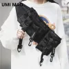 Bags UMI MAO Multi Pocket Tactical Function Waistpack Techwear Casual Phone Bag Outdoor Running Hip Hop Chest Belt Bag