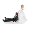 Festive Supplies Elegant Stylish Practical Durable Multi-occasional Bride Groom Couple Cake Topper Wedding Resin Figurine Valentine Day Gift