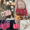 Bags Y2k Fashion Women's Handbags Stars Pattern Cool Girls Underarm Bag Fashion Canvas Female Small Shoulder Bags Chain Tote Purses