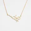 Pendant 10st Gold Sier Simple Molecule Molecular Structure Hormon Element Necklace Science DNA Dopamine Halsband Jhey9 VXBZF215J