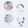 7 Chakra Gemstone Tree of Life Dream catchers Color Agate Wall Hangings Room Window Garden Wind Chimes Dream Catchers Home Decor 240409