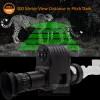 Kameror Megaorei 4 Digital Hunting Night Vision Infraröd optik Monokulär omfattning Kamera för gevär 1080p HD 4x Zoom justerbara korsstolar