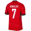 Youth Men National Team RAMOS Soccer Jerseys LEAO 7 Ronaldo 10 BERNARDO 8 FERNANDES 17 BRUMA 4 SILVA 3 PEPE NUNES 13 PEREIRA 24-25 Euro Cup Football Shirt Kits PuTaoYa