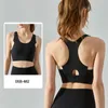 Al0lulu Women's Sports Vest Fitness Fonctionnement du soutien-gorge de sports de yoga élastique élevé