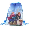 Tassen 48/20/12/6 stks Freezen Anna Elsa Sneeuwkoningin Princess Geschenkzakken Niet -geweven trekkoordzakken School Backpack Verjaardagsfeestje