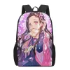 Bags Anime Demon Slayer Kamado Nezuko Print School Bags for Boys Girls Primary Students Backpacks Kids Book Bag Satchel Back Pack