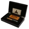 Ручки Duke Classic "Confucius" серия Bamboo Metal 0,7 мм Iridium Nib Fountain Pen с роскошной оригинальной подарочной коробкой для чернильных ручек для подарка