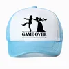 Top Caps Oyunu Gelin Damat Bekar Partisi Beyzbol Kapağı Sıradan Komik Erkekler Şapka Yaz Nefes Alabilir Örgü Kamyoncu Şapkalar Baba Casquette