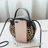 Sacs à bandouliers femme Leopard Crossbody Forme Trend Animal Print Hands Sac à une épaule dames European American Fashion Leather Party Party