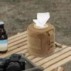 Paczki taktyczne papierowe worka do przechowywania wisząca wisząca tkanka toaletowa Molle torebka