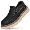 Casual Shoes Genuine Leather Loafers Mens Slip On 2024 Arrival Male Comfortable Groom Shoe High Quality Men Business