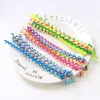 2024 6PCS/lot Rainbow Color Headband Cute Girls Hair Band Crystal Long Elastic Hair Bands Headwear Hair Accessories 1. for Rainbow Color