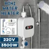 Riscaldatori Digital Electric Water Water Termostato Controllo istantaneo senza serbatoio scaldabagno cucina bagno doccia riscaldamento rapido