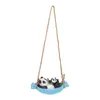 Decorative Figurines Swing Panda Statue Mother And Baby Lying On The Resin Simulation Animal Garden Sculpture