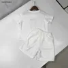 New baby tracksuits Summer boys set kids designer clothes Size 90-150 CM Cartoon rabbit pattern print T-shirt and shorts 24April