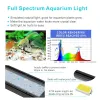 Aquariums Full Spectrum Planted Aquarium LED Lighting 2045cm 110V240V External Controller, With Extendable Brackets, Fish Tank Light