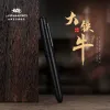 Pens Jinhao 9056 Fountain Pen Big Iron Cow Wooden Ink Pen F. Nib Converter Filler Pracuj artykuły biurowe